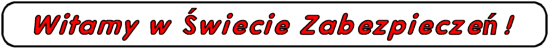 Witamy w wiecie zabezpiecze
